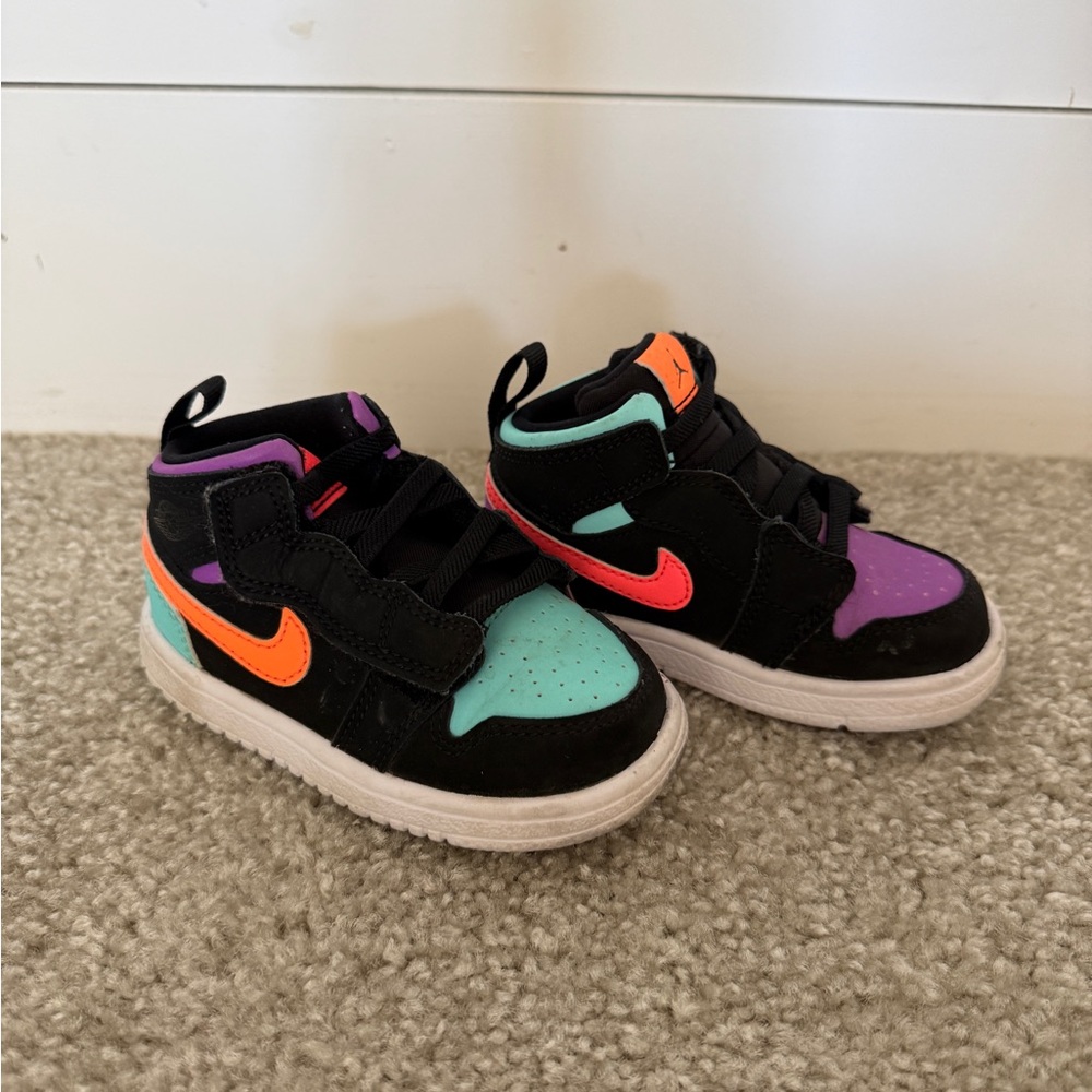 Jordan Mid Colorful Kids Sneakers